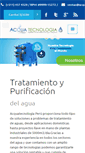 Mobile Screenshot of acquatecnologiaperu.com